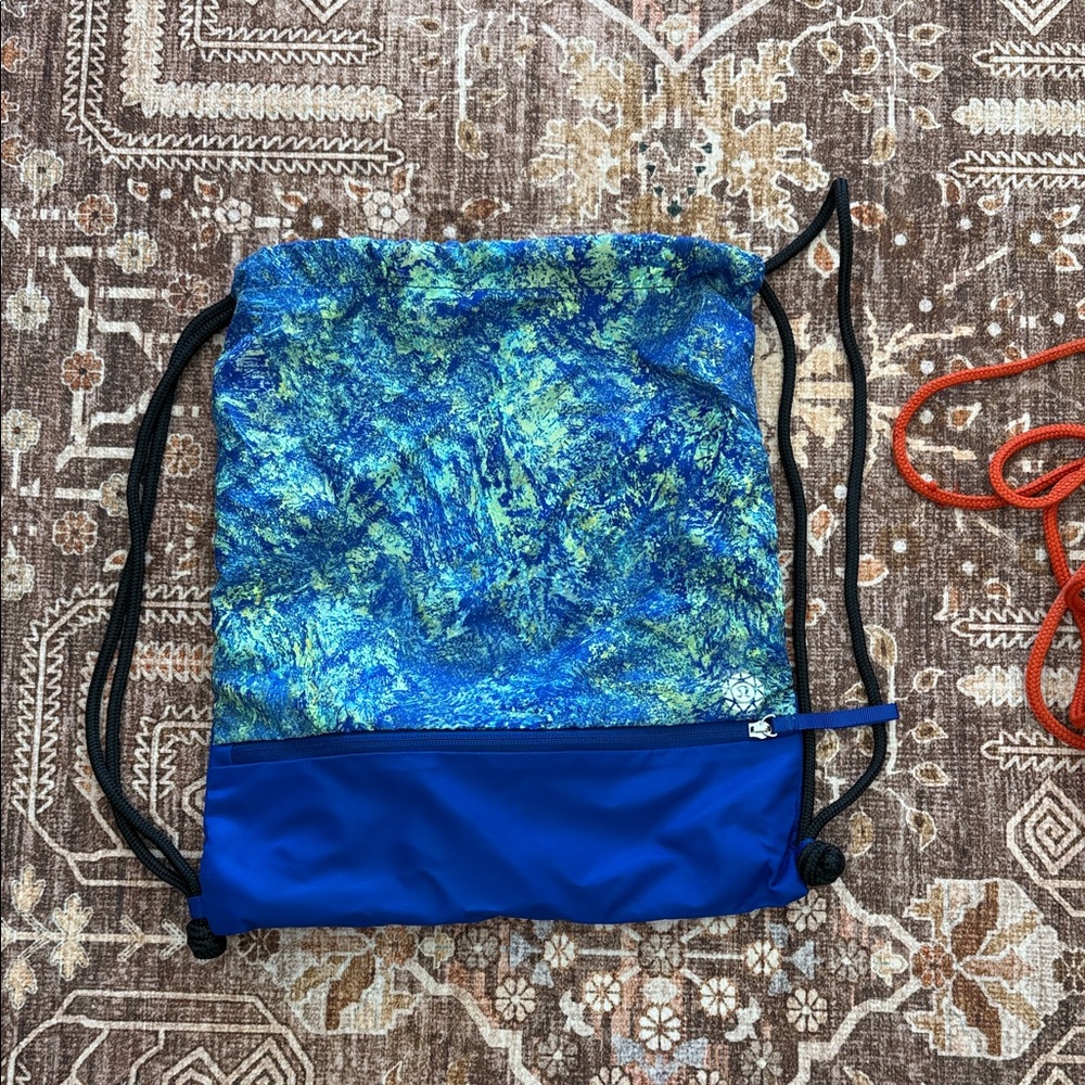 lululemon athletica Blue and Green Backpack